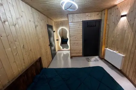 ویلا استخردار با معماری چوبی در چالوس، عکس ۱۳