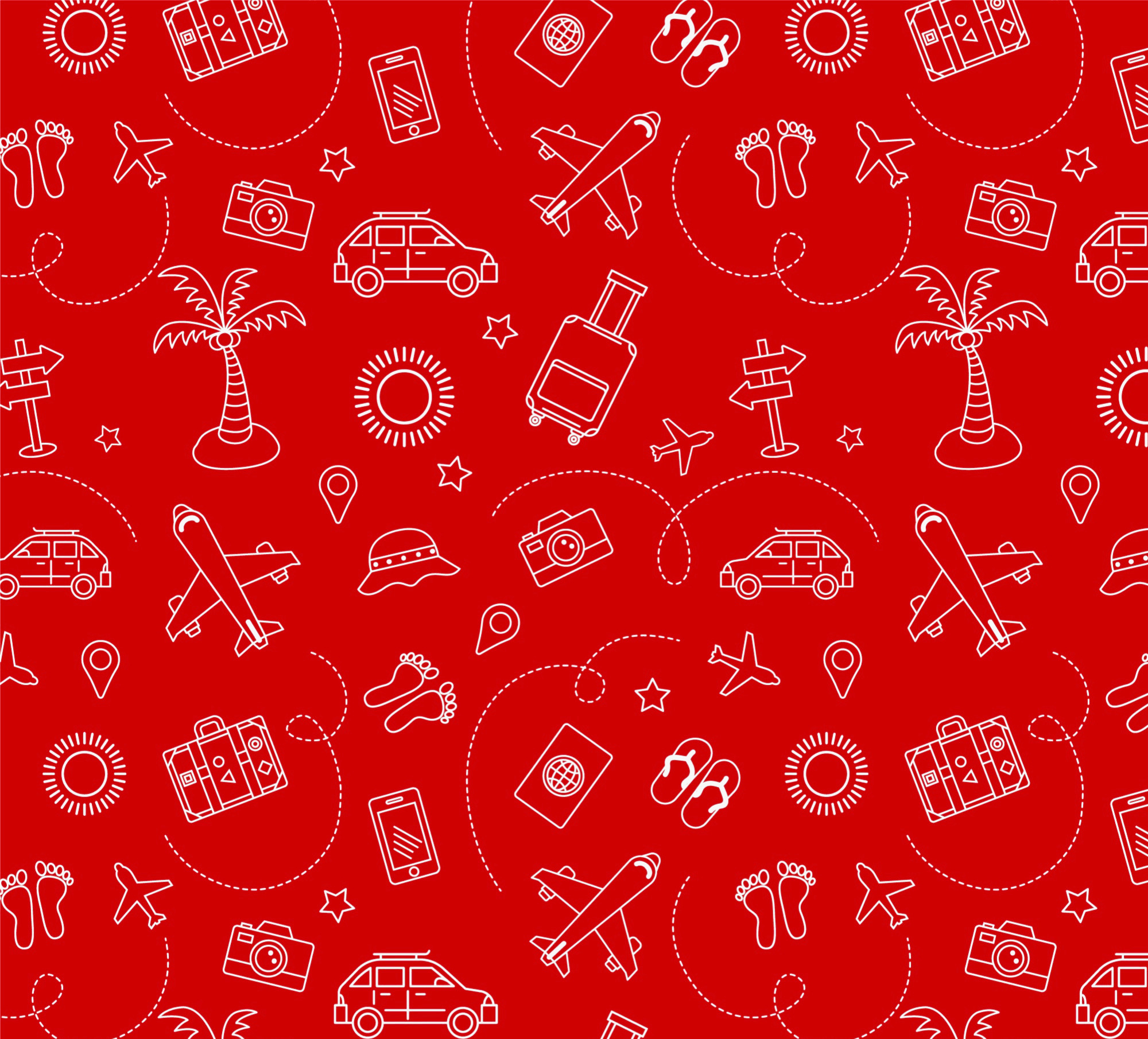 red-background